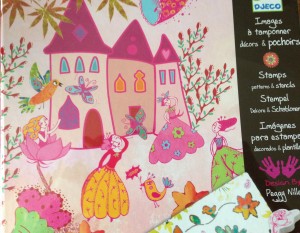 PRINCESS CREATE A STORY STAMP & STENCIL SET