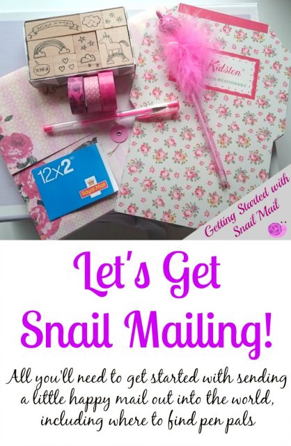 Getting Started with Snail Mail - what you'll need and where to find pen pals