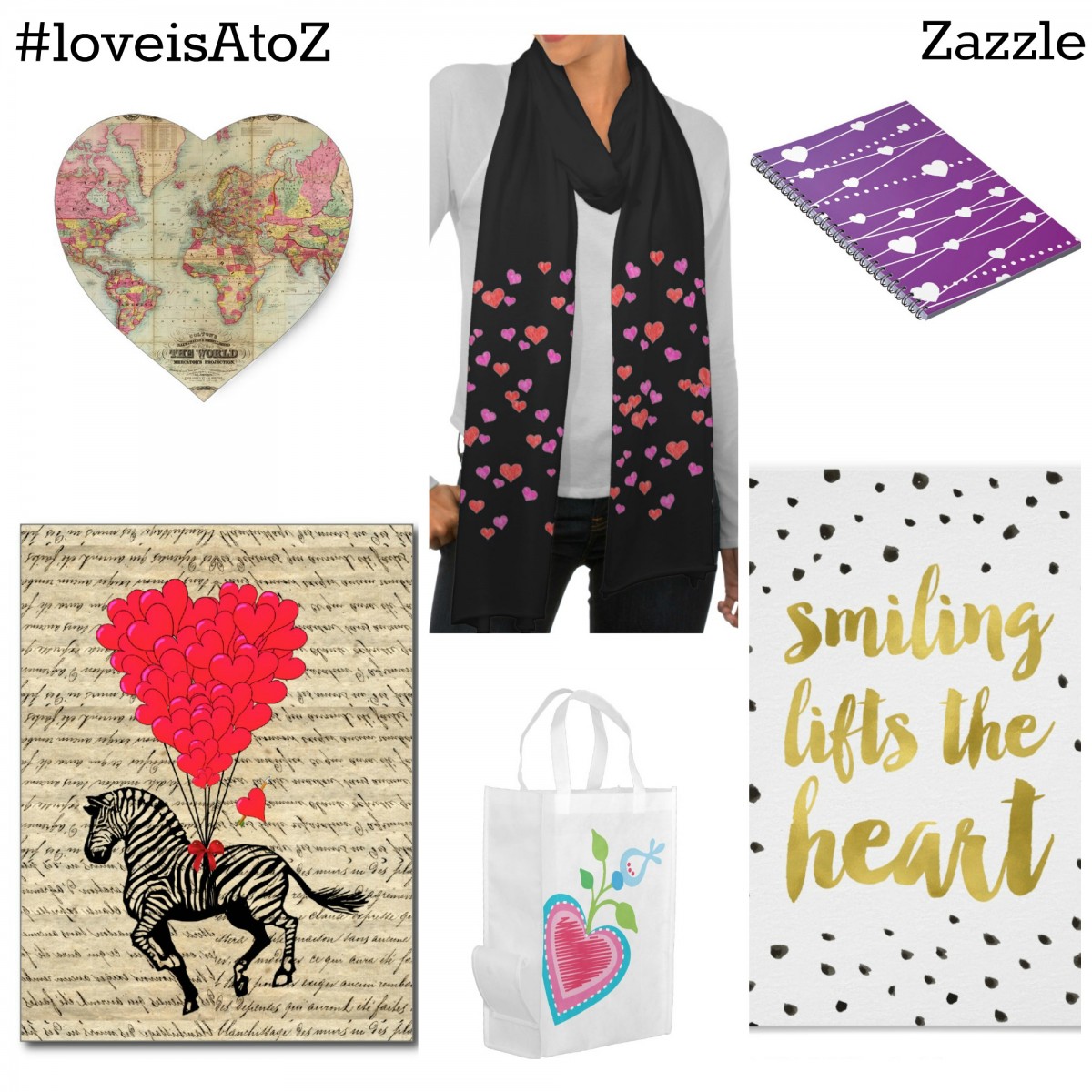 #loveisAtoZ with Zazzle