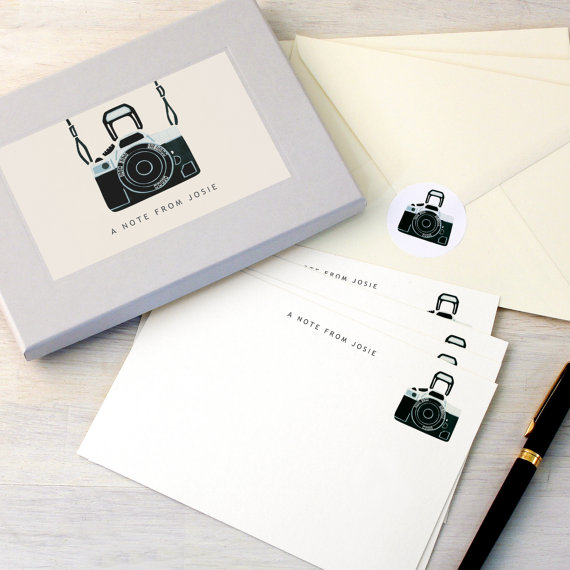 personalised camera cards