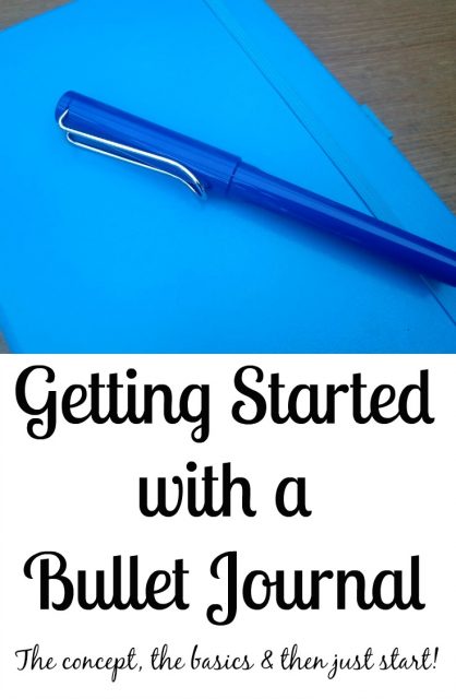 Getting Started With a Bullet Journal