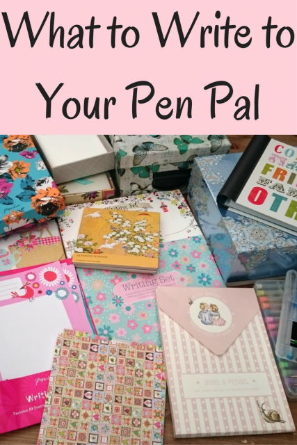 What to write to your pen pal - a little snail mail inspiration and ideas for letter writing. Love happy mail!