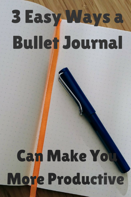 3 Easy Ways a Bullet Journal Can Make You More Productive