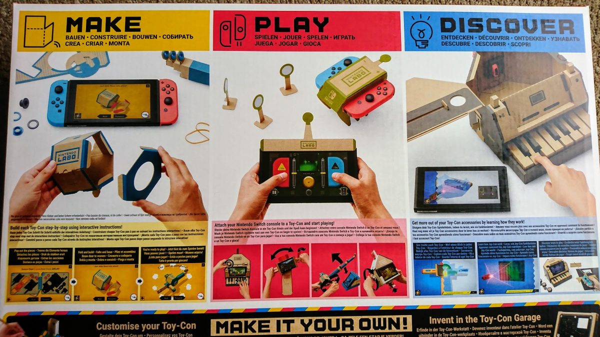 Nintendo Labo Toy-Con 01: Kit Review - The Reading Residence