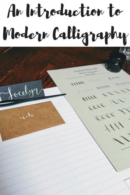An Introduction to Modern Calligraphy