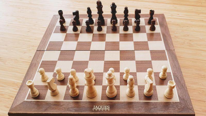 Jaques London Chess Set Board